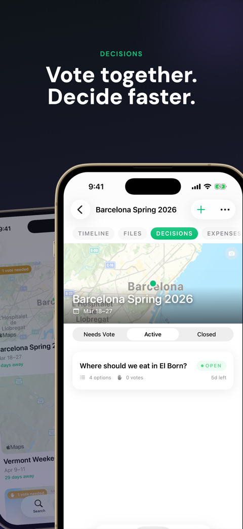 Vote on plans together